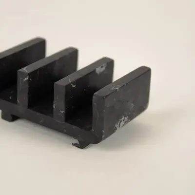 Kitchen utensils - Tacos holder B in white cloudy marble - L INDOCHINEUR X RIVÊT