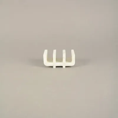 Kitchen utensils - Tacos holder B in white cloudy marble - L INDOCHINEUR X RIVÊT