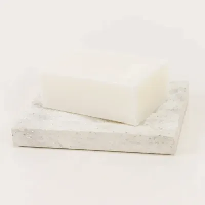 Soap dishes - Grande Ourse soap holder in white cloudy marble - L INDOCHINEUR X RIVÊT