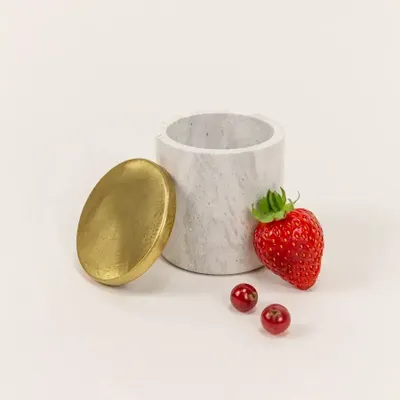 Coffrets et boîtes - Pilulier Pluton laiton et marbre noir - L INDOCHINEUR X RIVÊT