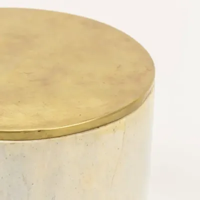 Caskets and boxes - Jupiter box in brass and black marble - L INDOCHINEUR X RIVÊT