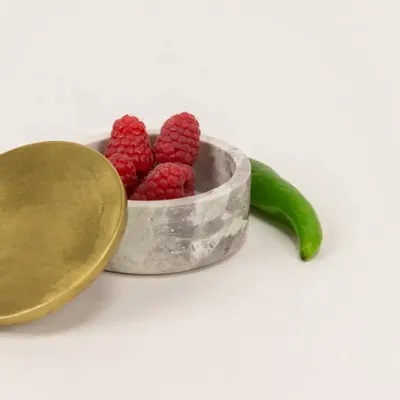 Caskets and boxes - Mars brass and pink marble box - L INDOCHINEUR X RIVÊT