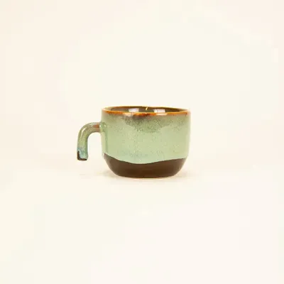 Accessoires thé et café - Grandes tasses café Hoa Bien bleu, 180ml, avec soucoupe (vendu par 4) - L INDOCHINEUR X RIVÊT