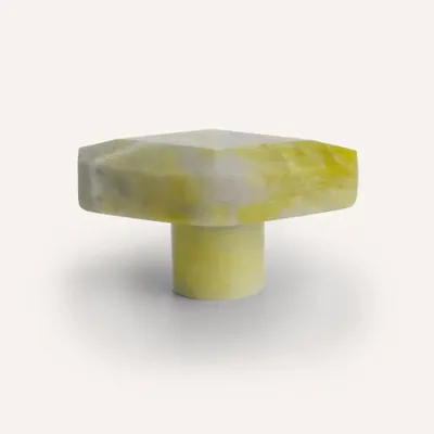Accessoires à fixer - Patère diamant losange, corne blonde, L - L INDOCHINEUR X RIVÊT