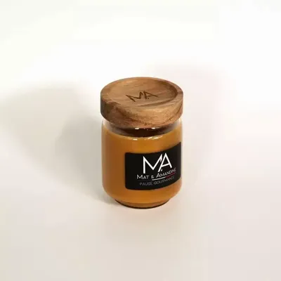 Objets de décoration - PAUSE GOURMANDE – Bougie parfumée (Petite Jarre) - MAT AMANDINE