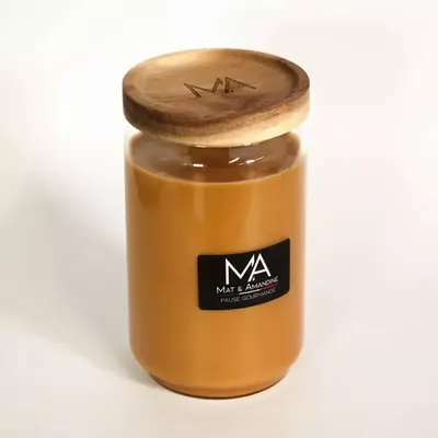 Objets de décoration - PAUSE GOURMANDE – Bougie parfumée (Grande Jarre) - MAT AMANDINE