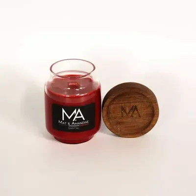 Decorative objects - SANTAL - Scented Candle (Small Jar) - MAT AMANDINE