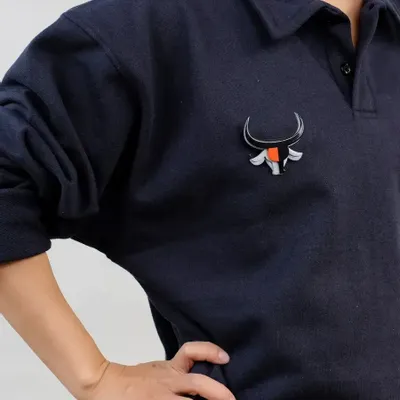 Broches - Broche Buffle corne noire et blonde - L INDOCHINEUR X RIVÊT