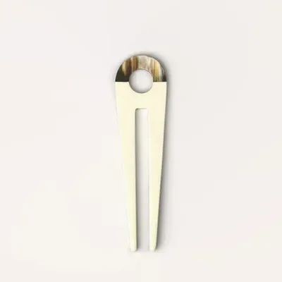 Barrettes - Double African black horn hairpin and hairspray - L INDOCHINEUR X RIVÊT