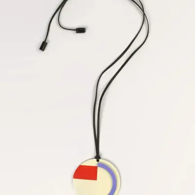Jewelry - Pendant in horn and tricolor lacquer - L INDOCHINEUR X RIVÊT