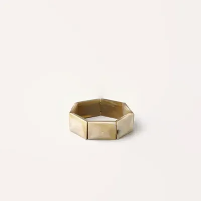 Bracelets - Articulated diamond bracelet in blond horn and lacquer - L INDOCHINEUR X RIVÊT