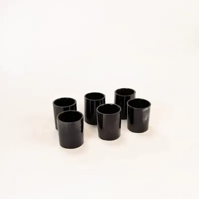 Napkins - Set of 6 napkin rings in caramel blond horn - L INDOCHINEUR X RIVÊT