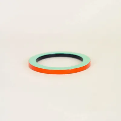 Bracelets - Jonc en corne et laque bicolore taille L - L INDOCHINEUR X RIVÊT