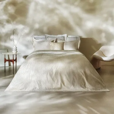 Bed linens - Luxury Duvet Cover Set Clarte Collection, Beige - CROWN GOOSE