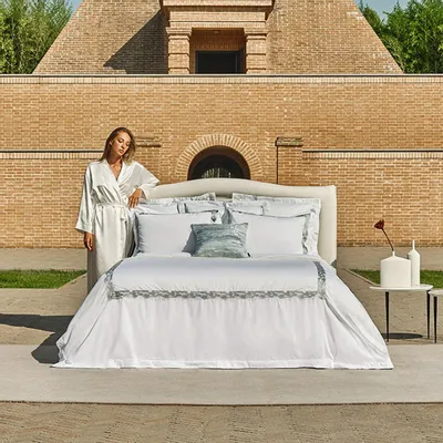 Bed linens - Luxury Duvet Cover Set Luminova Collection, Verdant - CROWN GOOSE