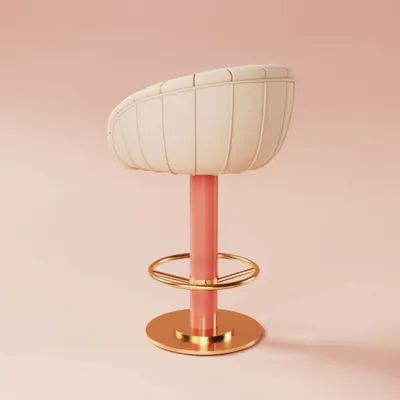 Chaises - Chaise de bar pivotante Vivien fabriquée à la main au Portugal par Ott - OTTIU