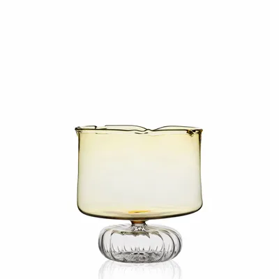 Crystal ware - Golden Glow Jar - ASMA'S CRAFTS