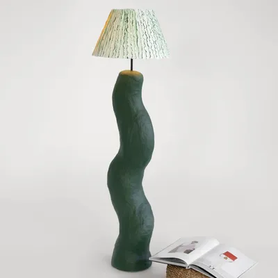 Lampadaires - Lampadaire Shadow Akva — Design d'éclairage sculptural organique - PLETOSTUDIO