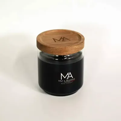 Decorative objects - BOIS D'ORIENT - Scented Candle (Medium Jar) - MAT AMANDINE
