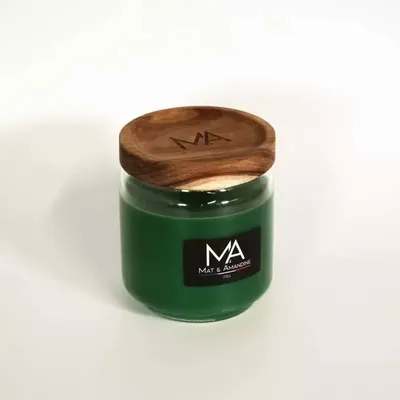 Decorative objects - PIN - Scented Candle (Medium Jar) - MAT AMANDINE