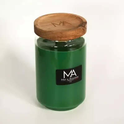 Decorative objects - PIN - Scented Candle (Large Jar) - MAT AMANDINE