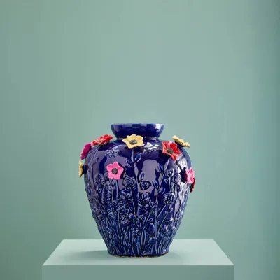 Vases - ASES Primavera vase with flowers - WERNS