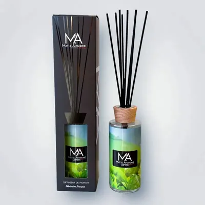 Scent diffusers - GREEN TEA — Stick diffuser - MAT AMANDINE