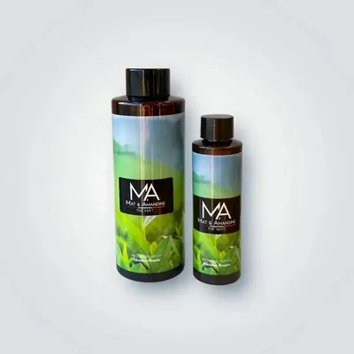 Home fragrances - GREEN TEA — 400ML Fragrance Diffuser Refill - MAT AMANDINE