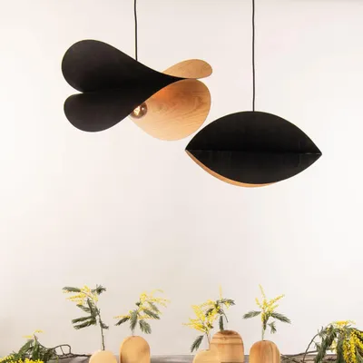 Abat-jours - Suspension Bocca n°3 - Taille M - MORGANE BINET EBENISTE