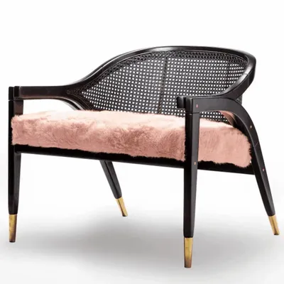 Armchairs - Wormley Fur Armchair - DUISTT
