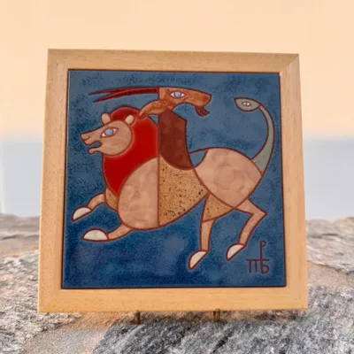 Objets de décoration - Anthologist x Valsamakis Chimera Square - Encadré bleu clair - ANTHOLOGIST