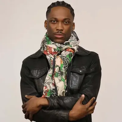 Foulards et écharpes - Chèche en coton GENZO orange - MONSIEUR CHARLI