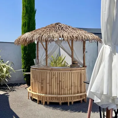 Gazébos, belvédères et pavillons de jardin - NUSA - Bar en bambou - HYDILE