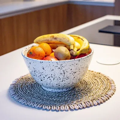 Sets de table - CAURI - Set de table en rotin et coquillage - HYDILE