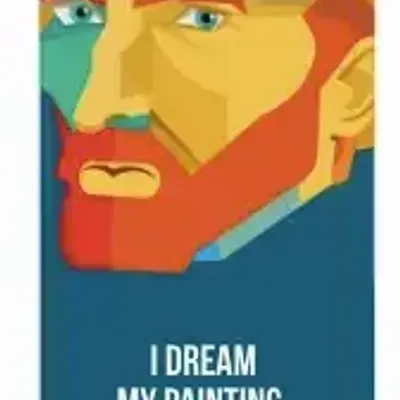 Gifts - Geo Van Gogh Bookmark with English phrase - KALIDOSKOPIO