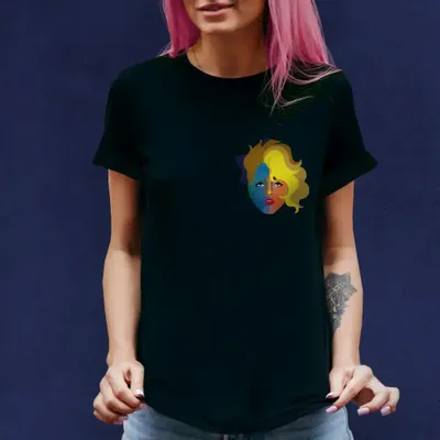 Prêt-à-porter - T-shirt noir Madonna - KALIDOSKOPIO