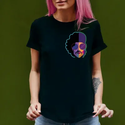 Prêt-à-porter - T-shirt noir Prince s - KALIDOSKOPIO