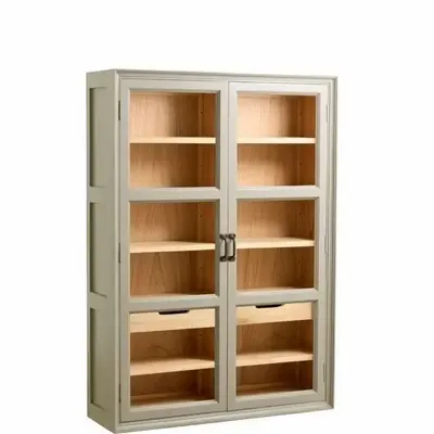 Wall ensembles - VIVA wall cabinet, 2 doors - black - NORDAL