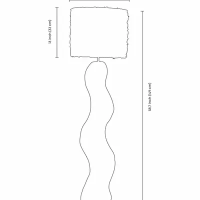 Lampadaires - Shadow Fringe — Lampadaire sculptural - PLETOSTUDIO