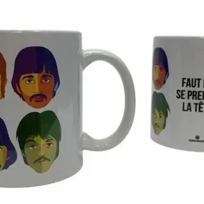 Mugs - Geo Beatles Mug in French - KALIDOSKOPIO