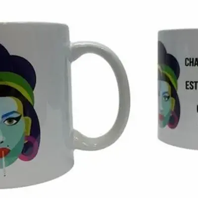 Mugs - Geo Amy Mug in French - KALIDOSKOPIO