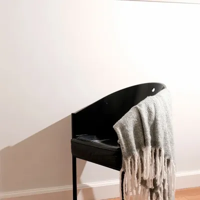 Throw blankets - TOM grey acrylic plaid - MONSIEUR CHARLI