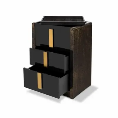 Chests of drawers - GABY Lacquer bar cabinet - MAI HOME DECOR