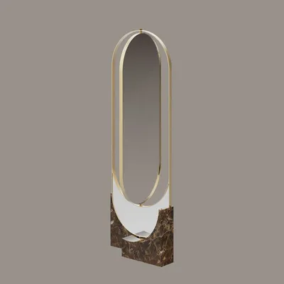 Mirrors - Hidden Floor Mirror Handmade in Portugal By Porus Studio - PORUS STUDIO