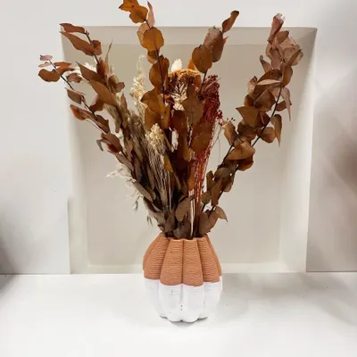 Vases - PETRA 3d Vase en argile émaillé blanc - COMMON PLACE YOUR URBAN JUNGLE