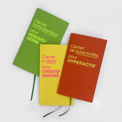Papeterie bureau - CARNETS LES GOÛTS ET LES COULEURS - ATYPYK