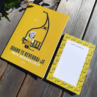 Papeterie - Carnet "Quand te reverrai-je" - COSYNÉVÉ - MOUNTAIN POSTERS