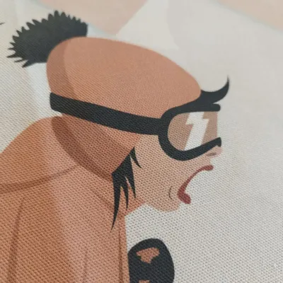 Tea towel - Tea towel\" I'm going but I'm scared\ " - COSYNÉVÉ - MOUNTAIN POSTERS