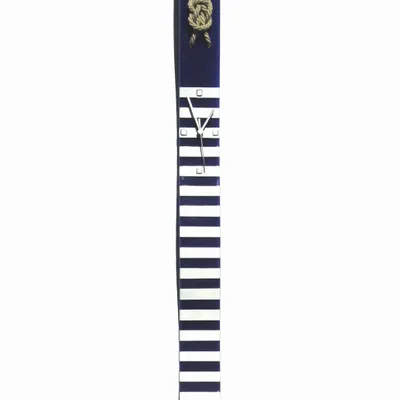 Clocks - Nautic blue wall clock 8x98 cm - CARNEOL GLASS