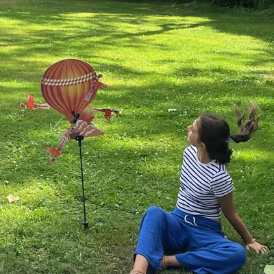 Accessoires de déco extérieure - girouette Alain Ballon - LES RITOURNAILES